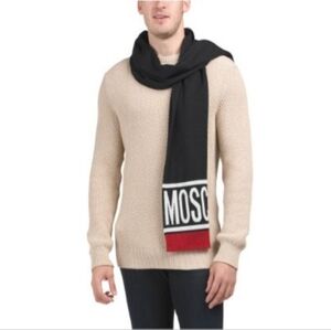 NWT Moschino Cold Weather Knitted Scarf. Made in Italy.